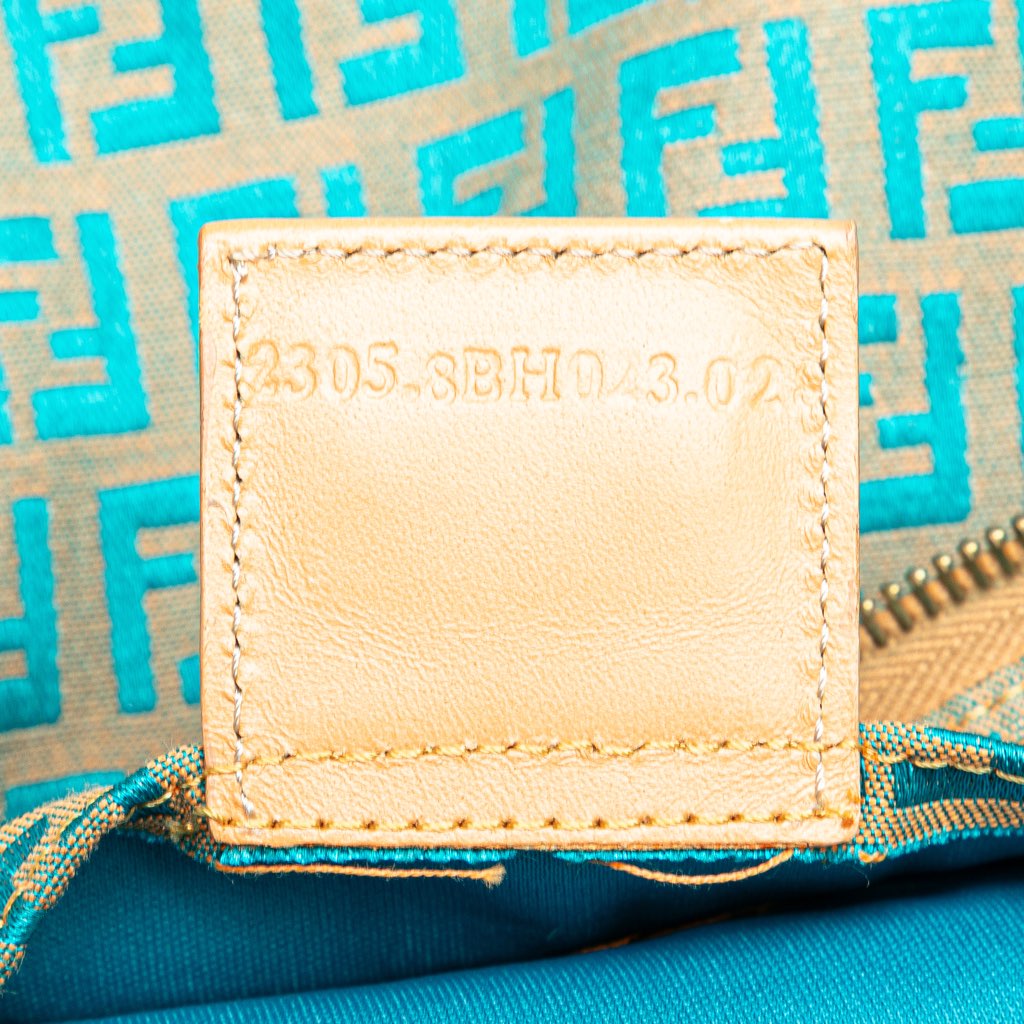 Fendi Small Zucchino Canvas Tote - Side view