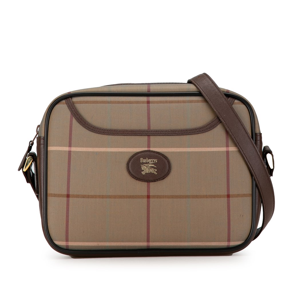 Burberry Vintage Check Canvas Crossbody