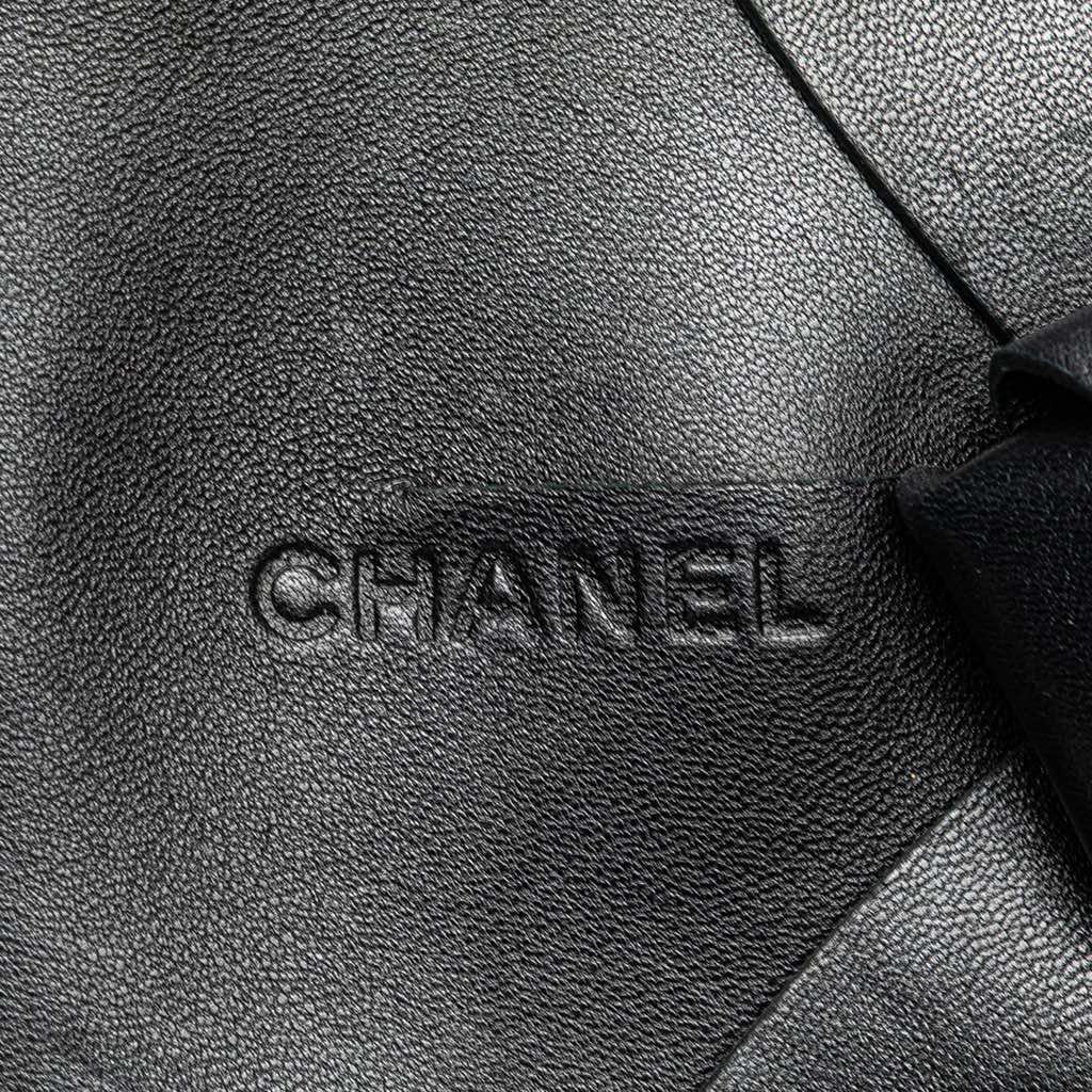 Chanel Lambskin and Satin Camellia Flower Evening Bag - Image 10