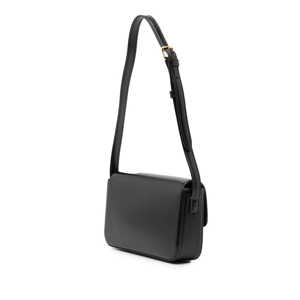 Celine Shiny Calfskin Claude Shoulder Bag - 2