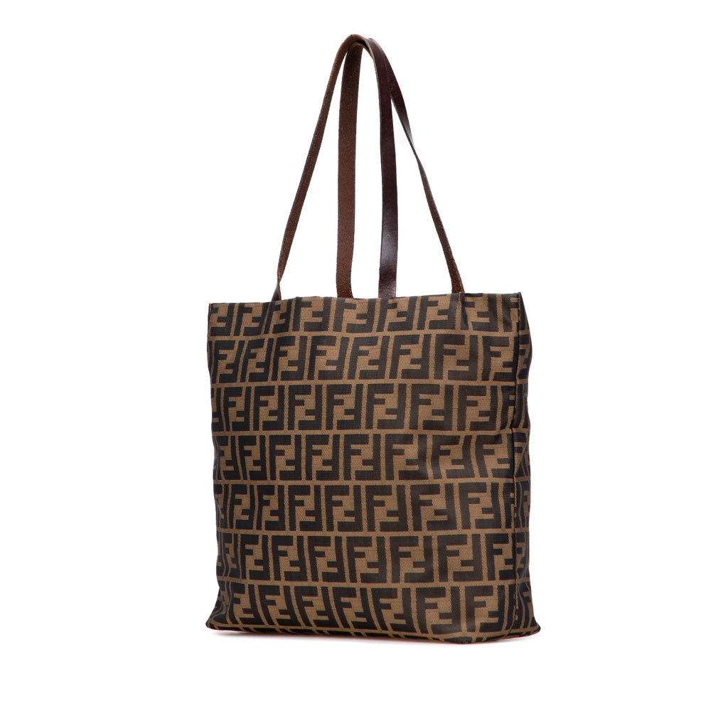 Fendi Zucca Canvas Tote - Back view