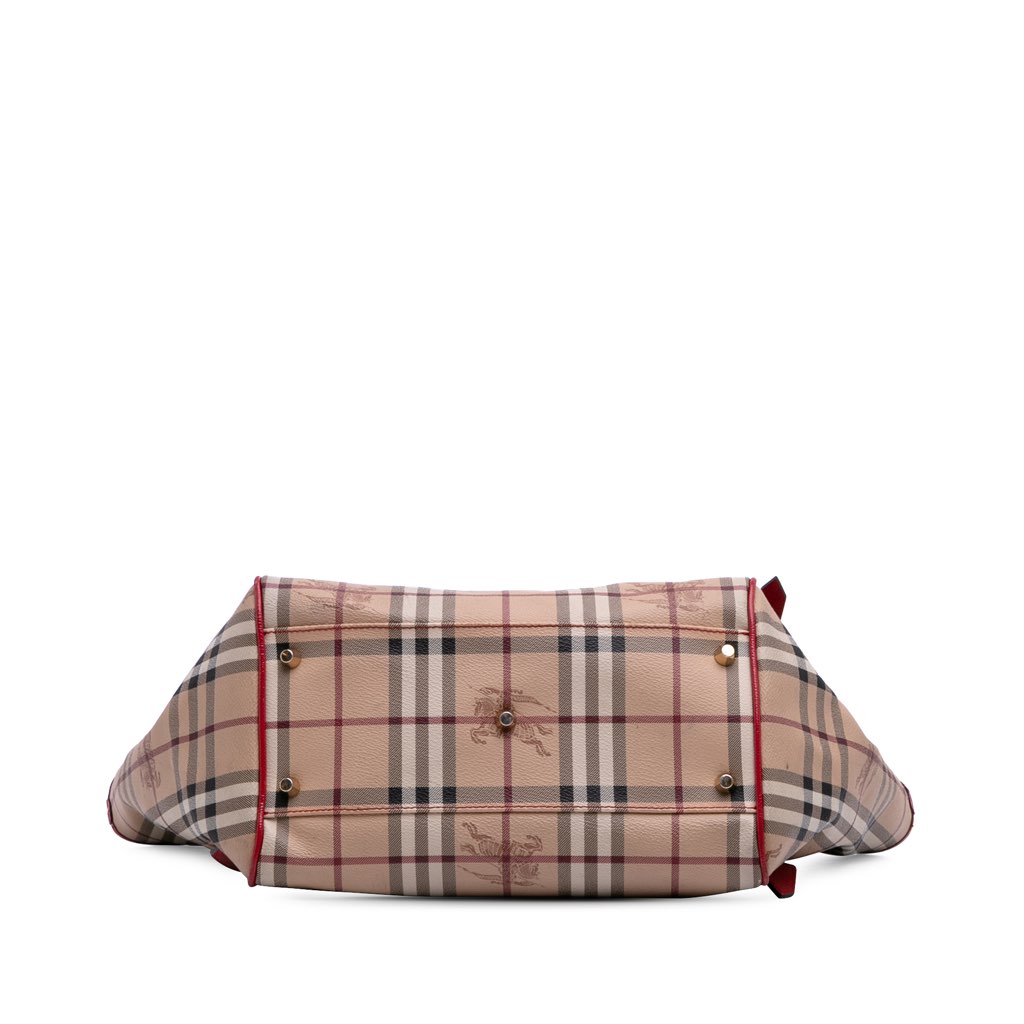 Burberry Small Haymarket Check Coated Canvas Canterbury Tote - 3