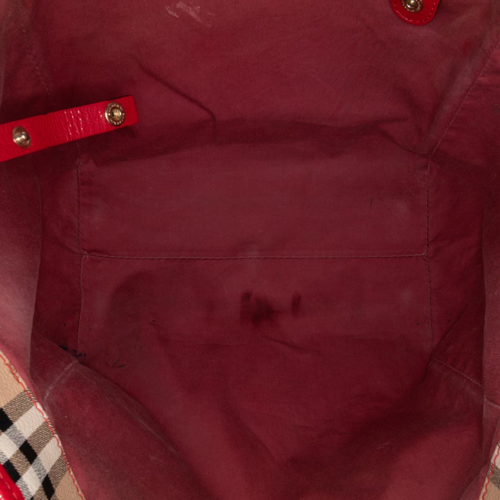 Burberry Small Haymarket Check Coated Canvas Canterbury Tote - 5