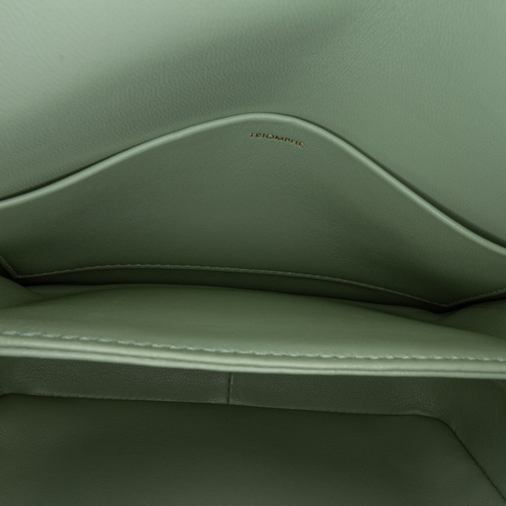 Celine Teen Triomphe Coated Canvas and Calfskin Triomphe Crossbody - 5