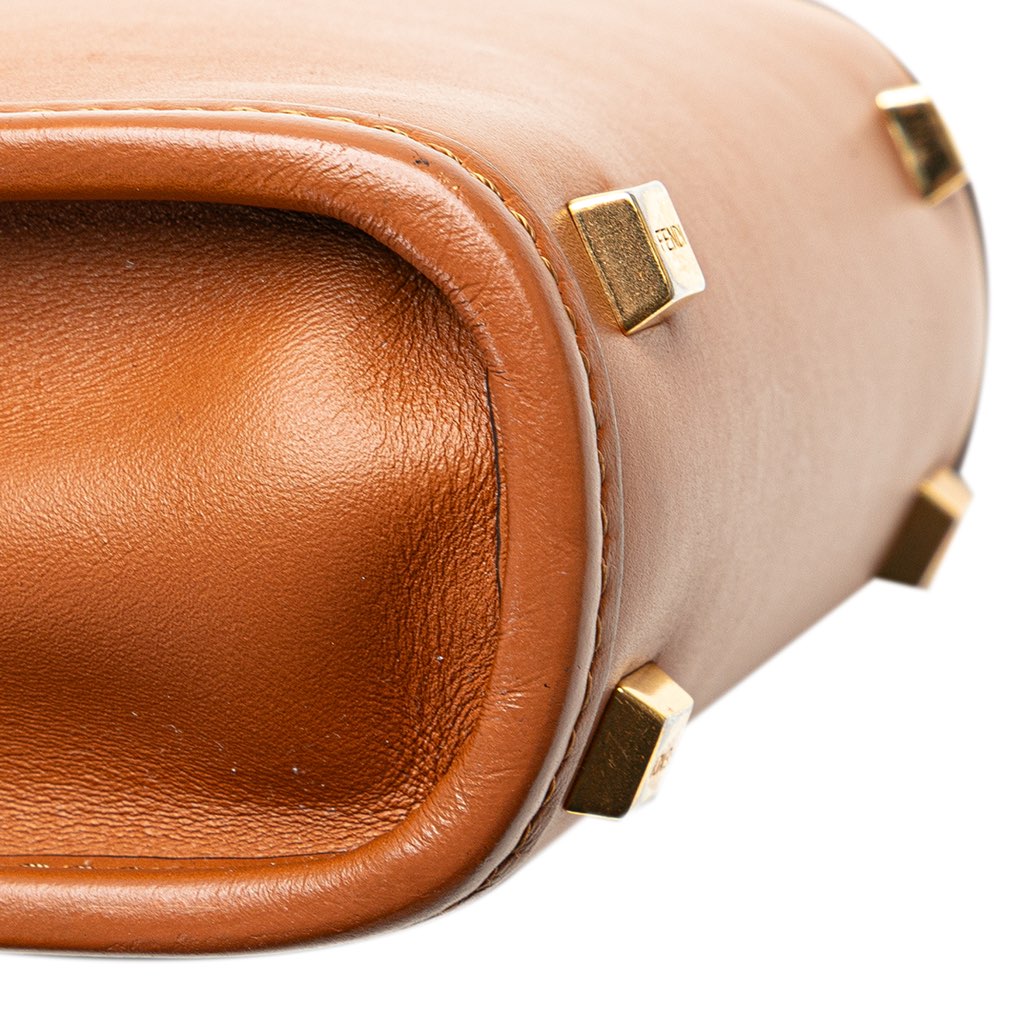 Fendi Mini Leather Sunshine Shopper Tote - Image 11