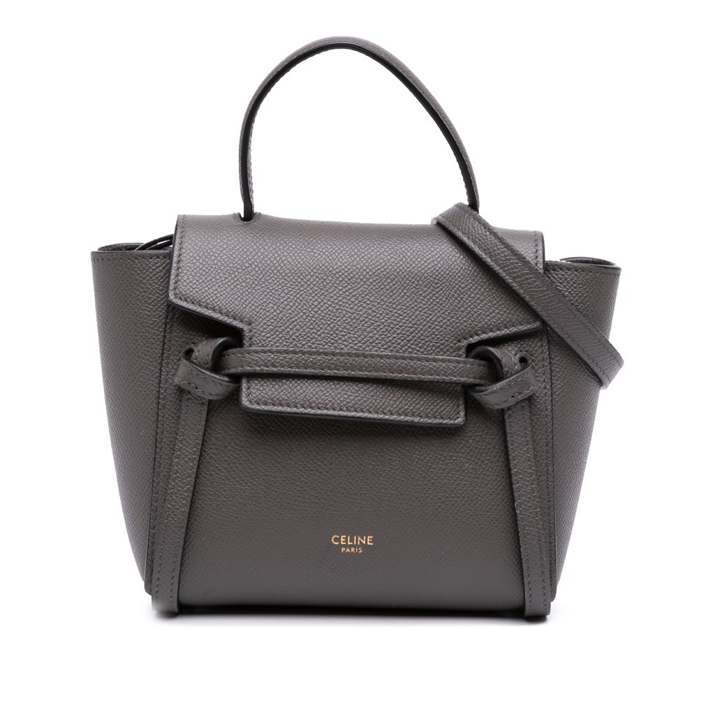 Celine Pico Grained Calfskin Belt Bag