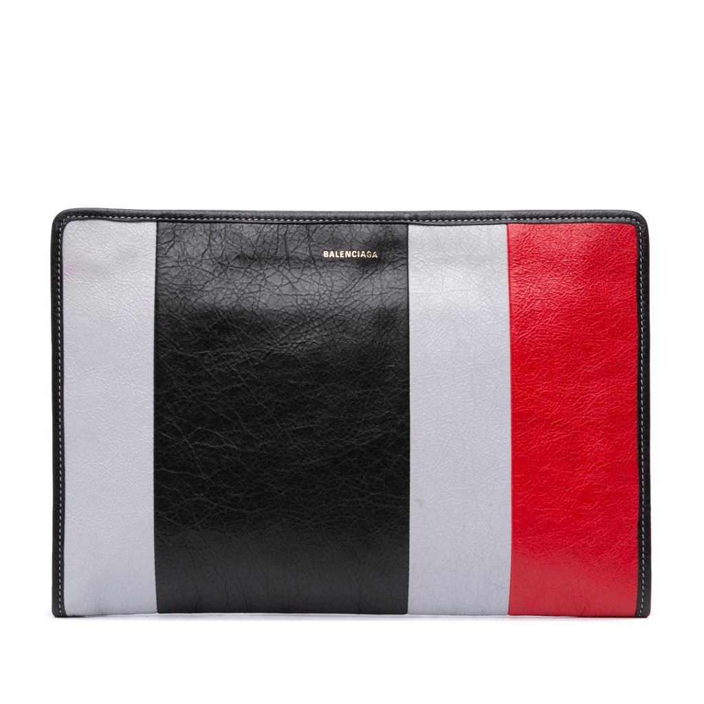 Balenciaga Lambskin Bazar Clutch