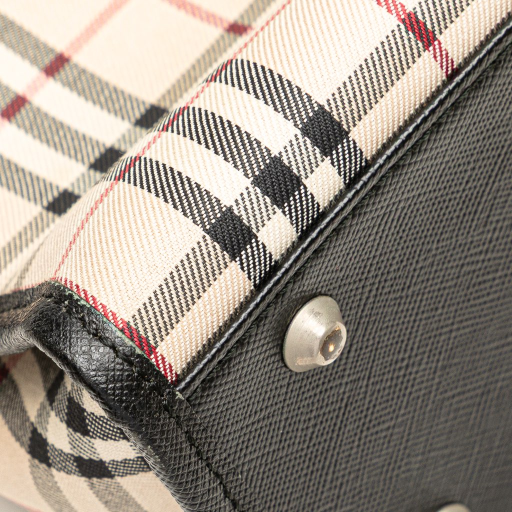 Burberry House Check Canvas Handbag - Image 10