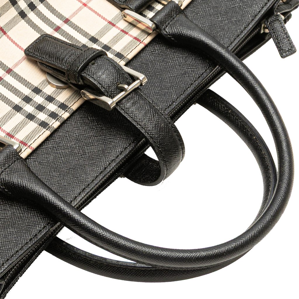 Burberry House Check Canvas Handbag - Image 11