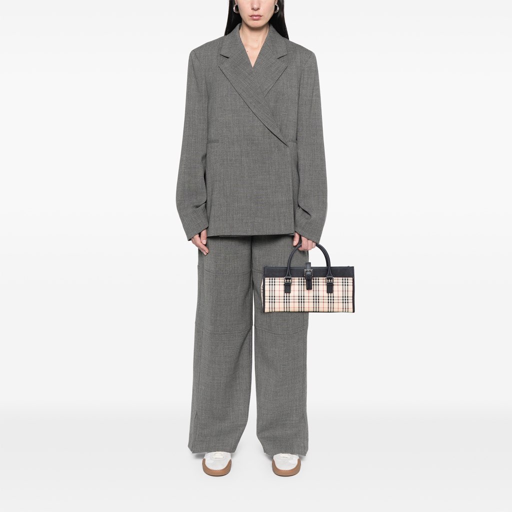 Burberry House Check Canvas Handbag - Image 12