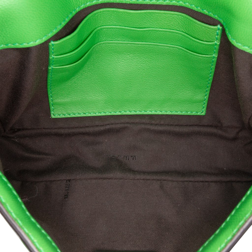 Fendi Mini Zucca Embossed Leather Baguette Satchel - 4