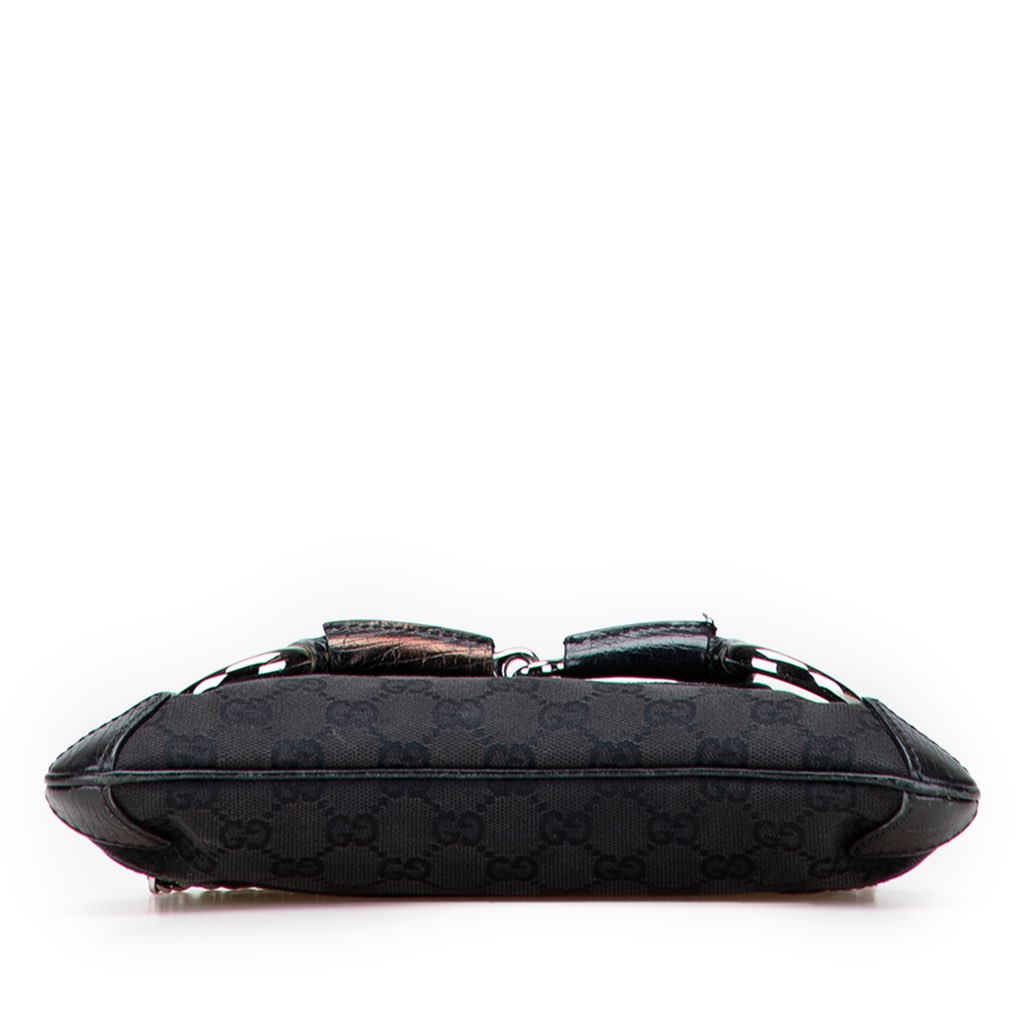 Gucci GG Canvas Horsebit Chain Shoulder Bag - 3