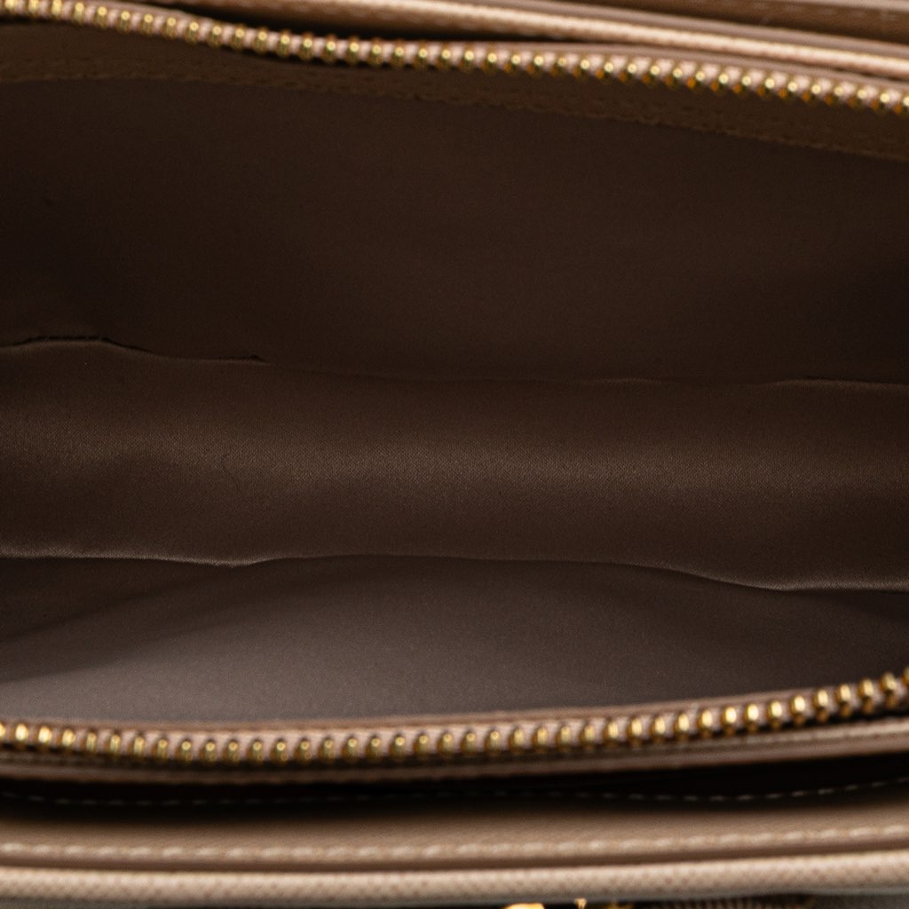 Salvatore Ferragamo Printed Calfskin Tracy Vara Satchel - 4