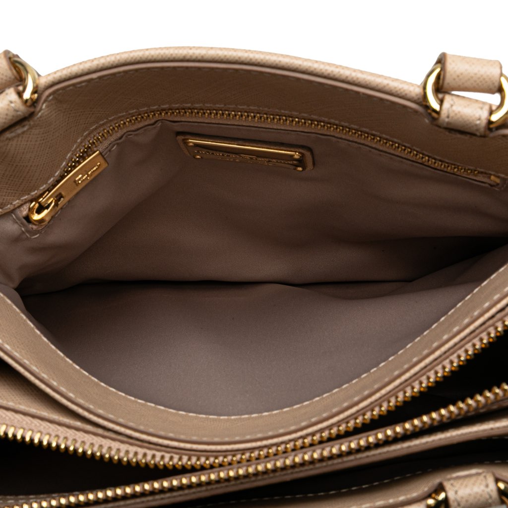 Salvatore Ferragamo Printed Calfskin Tracy Vara Satchel - 5