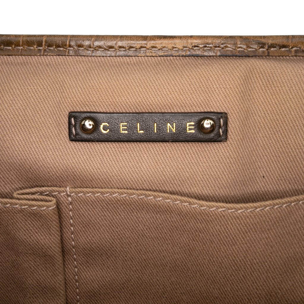 Celine Macadam Canvas Boogie Handbag - Side view