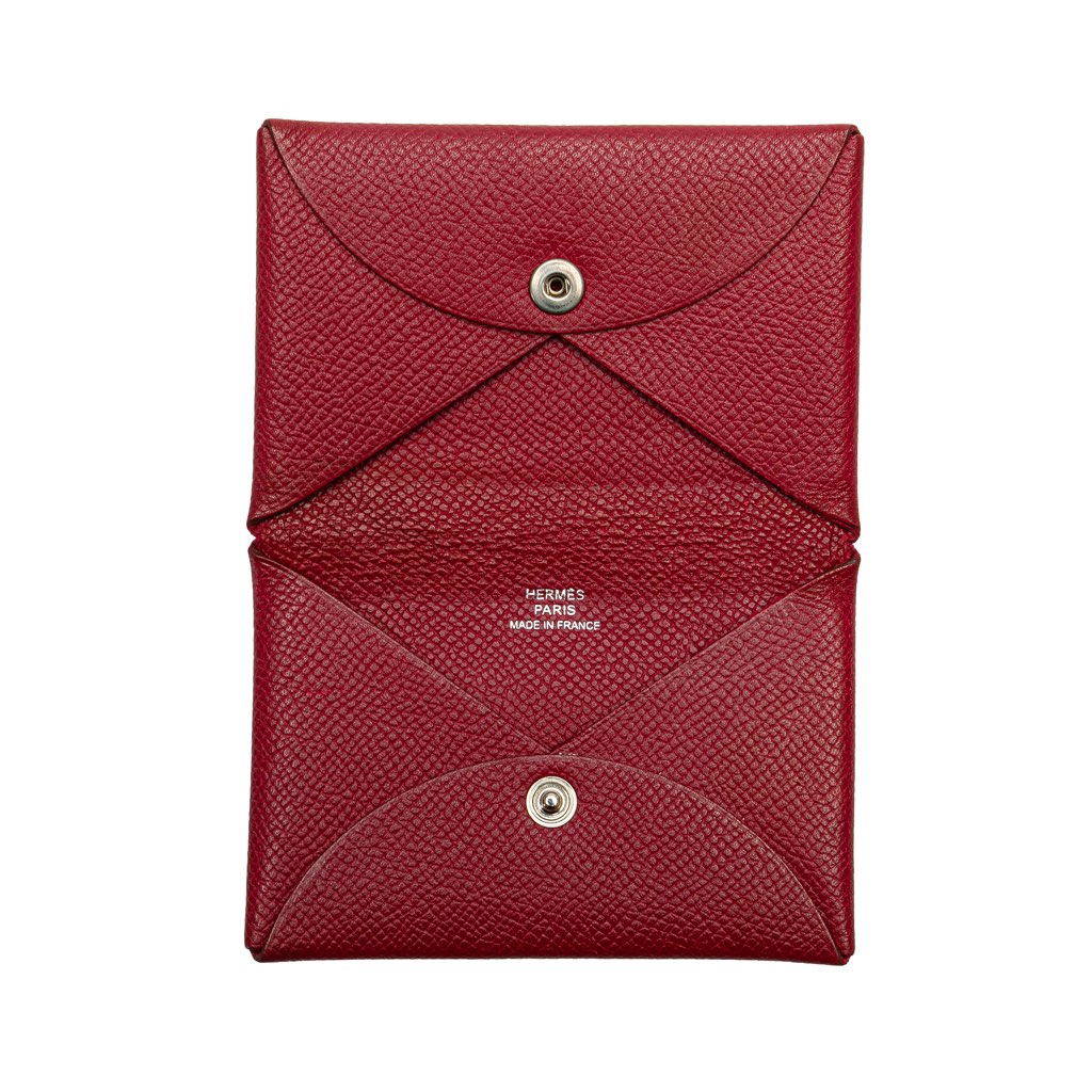 Hermès Epsom Calvi Card Holder - Image 16