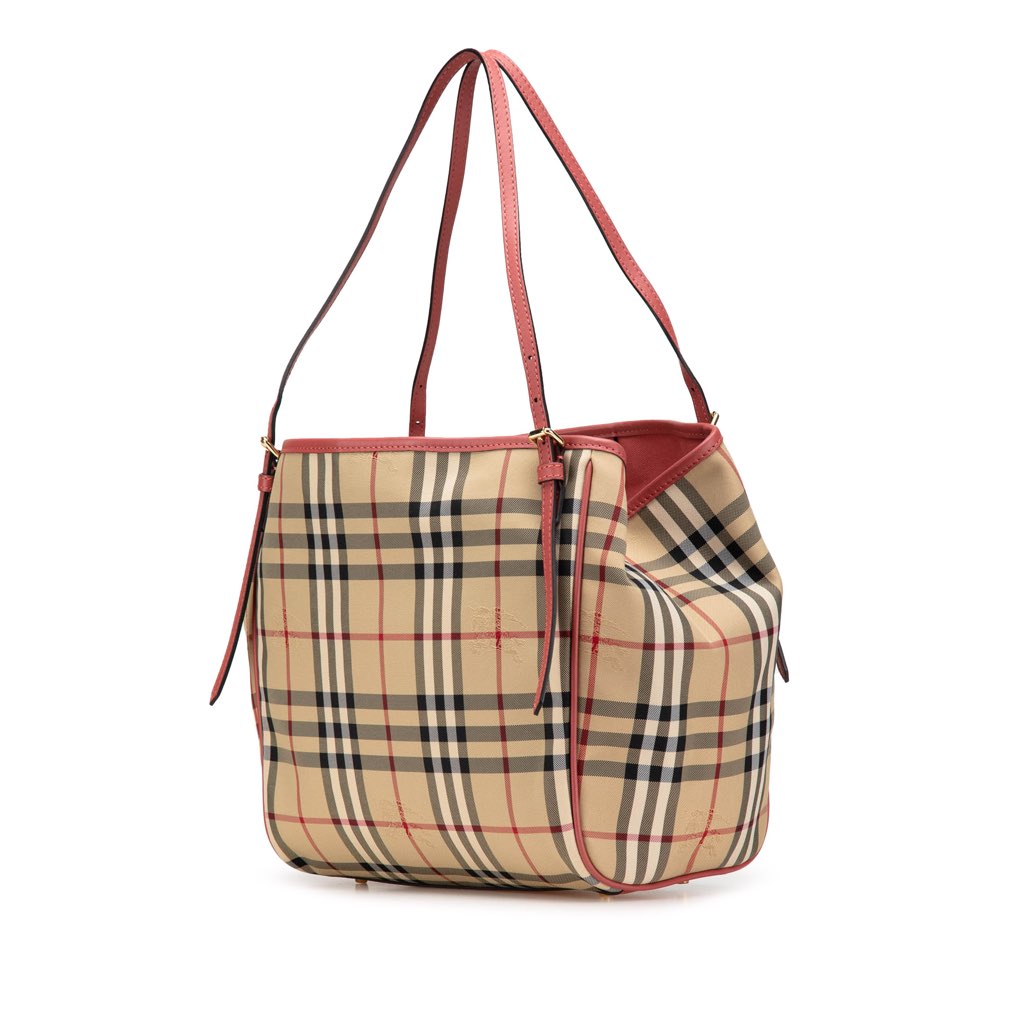 Burberry Small Haymarket Check Coated Canvas Canterbury Tote - 2