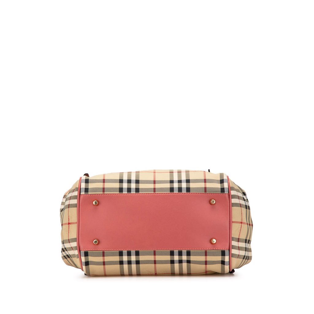 Burberry Small Haymarket Check Coated Canvas Canterbury Tote - 3