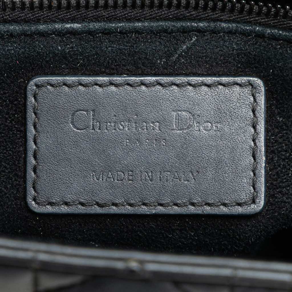 Dior Medium Ultra Matte Calfskin Cannage Lady Dior - 5