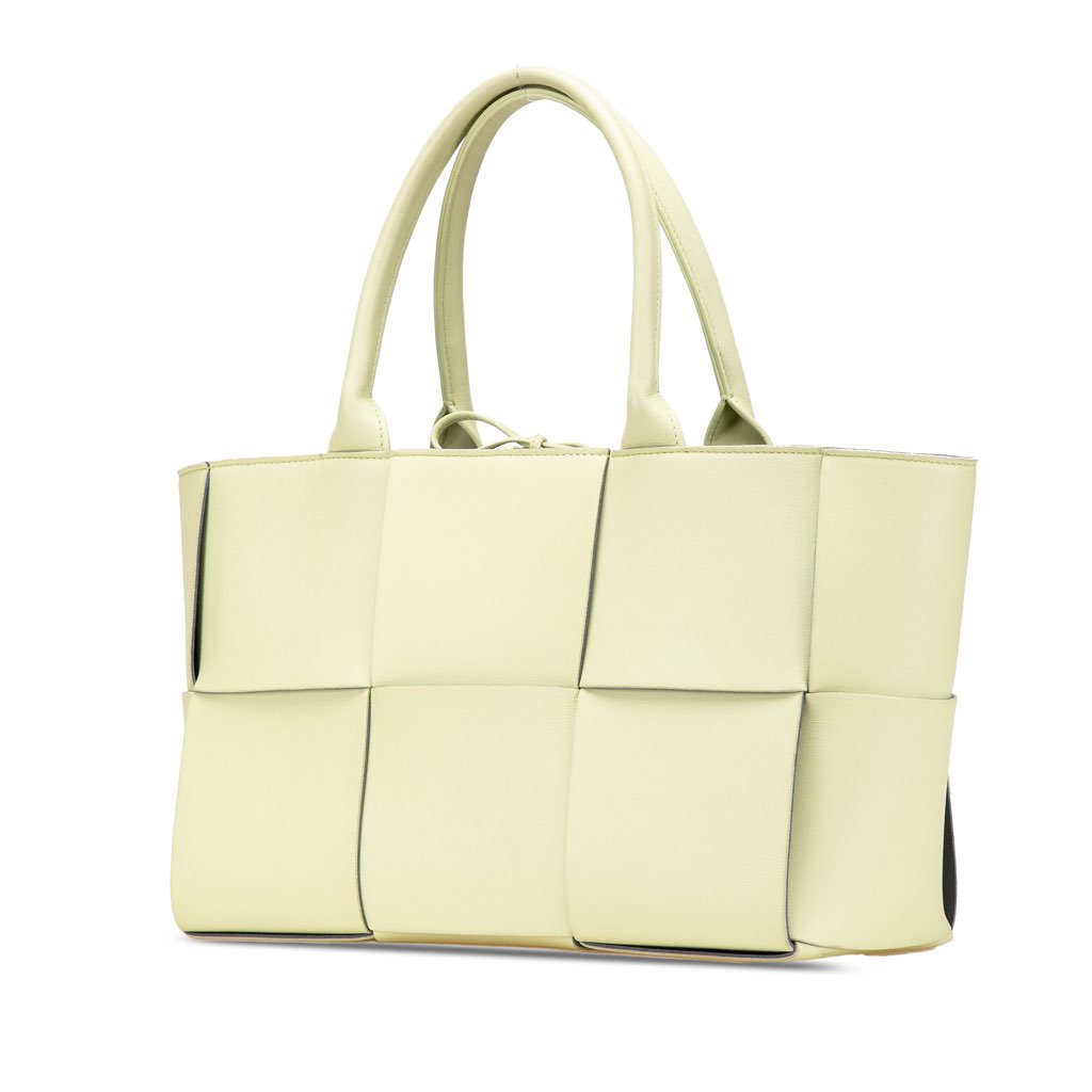 Bottega Veneta Small Lambskin Intrecciato Arco Tote - 2