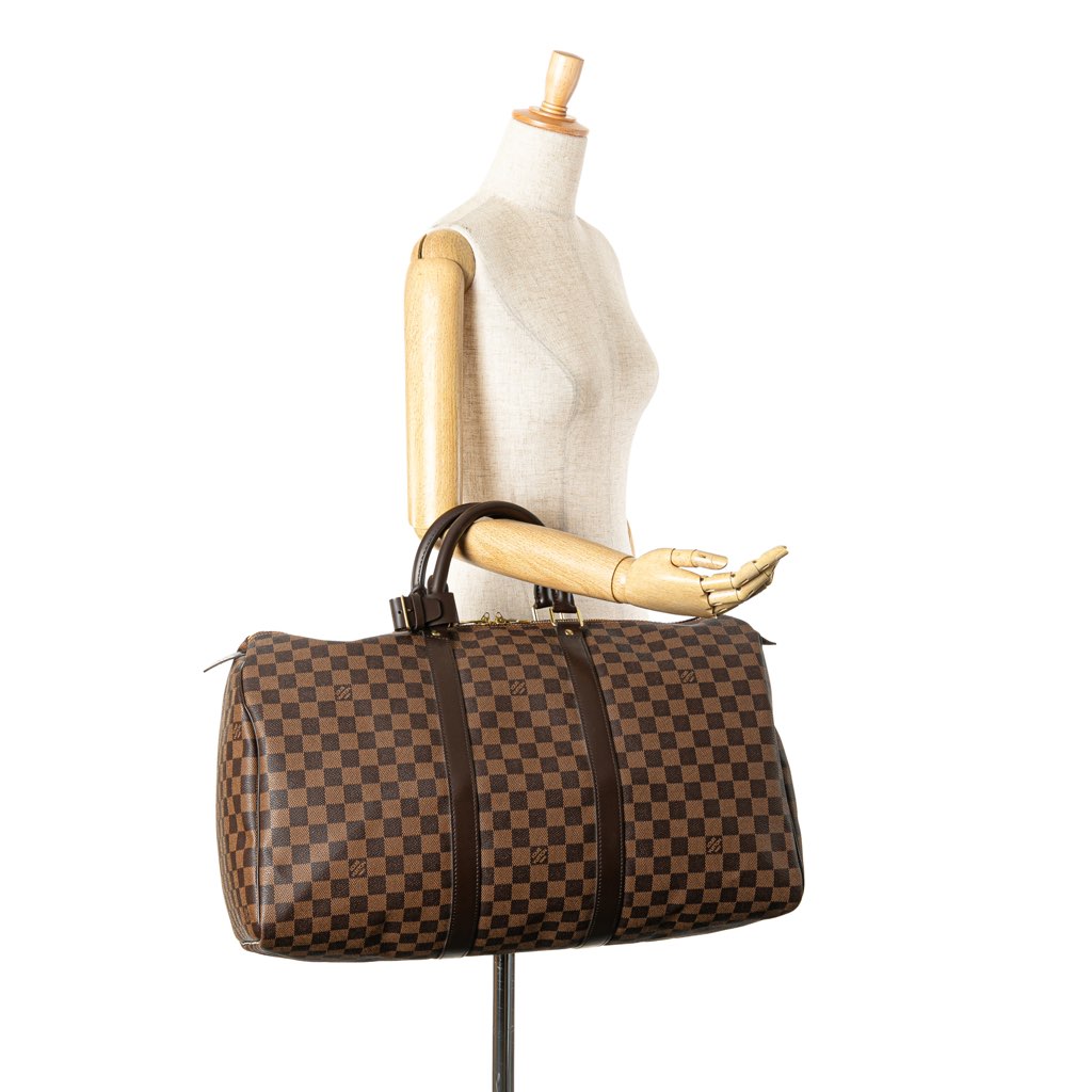 Louis Vuitton Damier Ebene Keepall 50 - Image 12