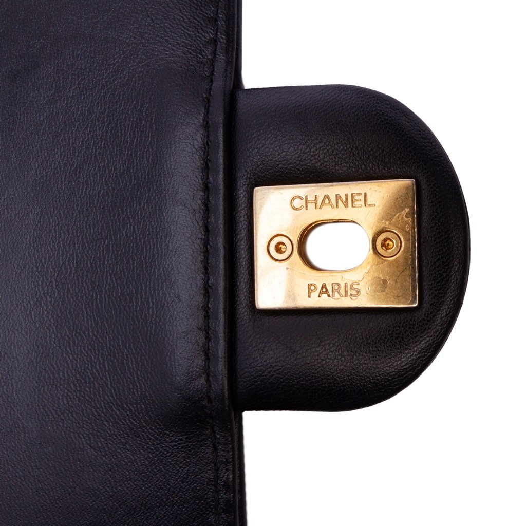 Chanel Mini Square Calfskin Coco Embossed Flap - Detail 1