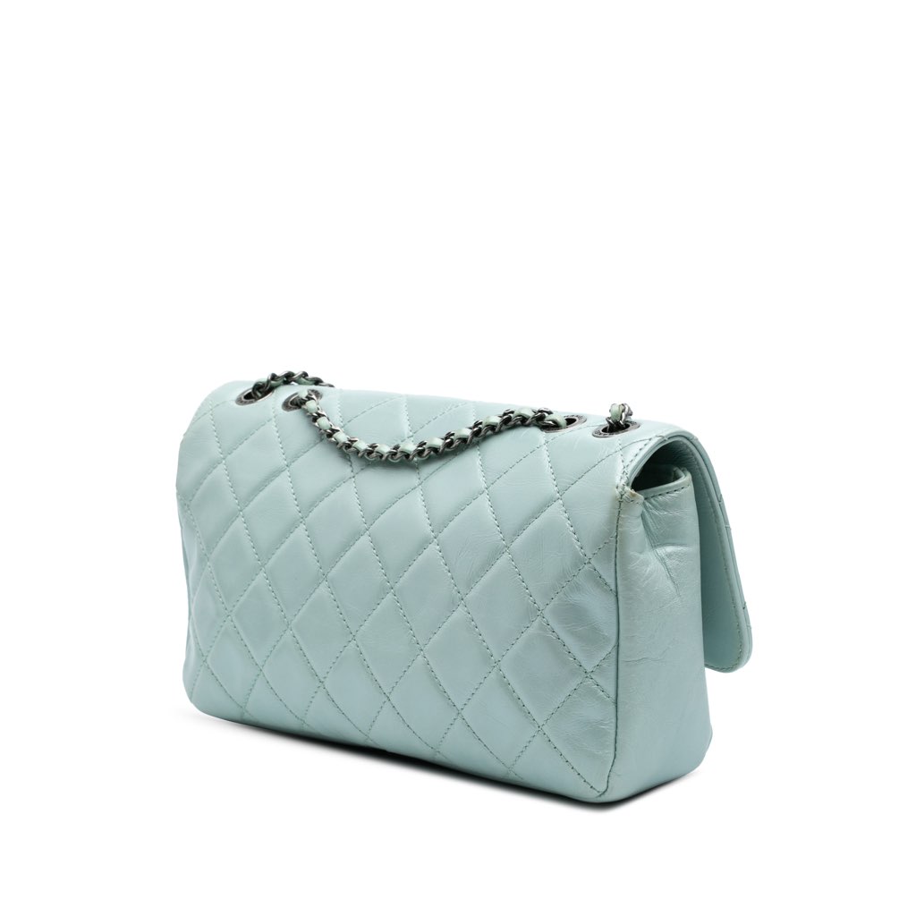 Chanel Medium Quilted Calfskin Coco Pleats Chain Flap - 2