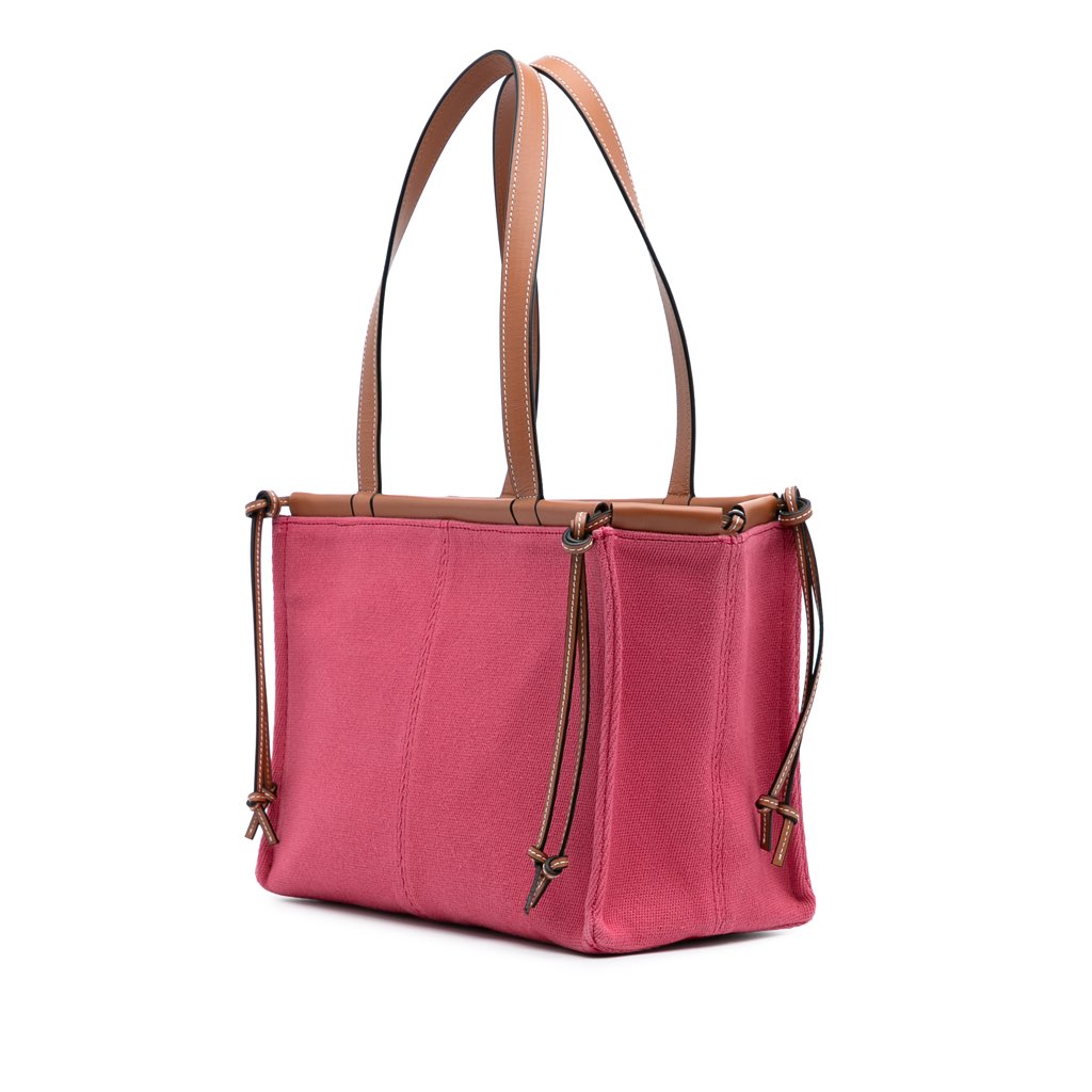 Loewe Small Canvas Cushion Tote - Back view