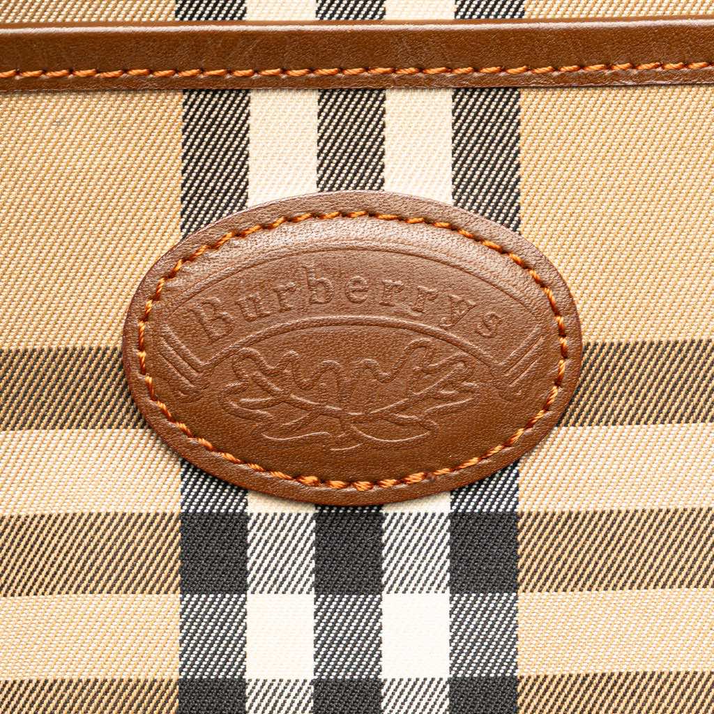 Burberry Haymarket Check Canvas Crossbody - 5