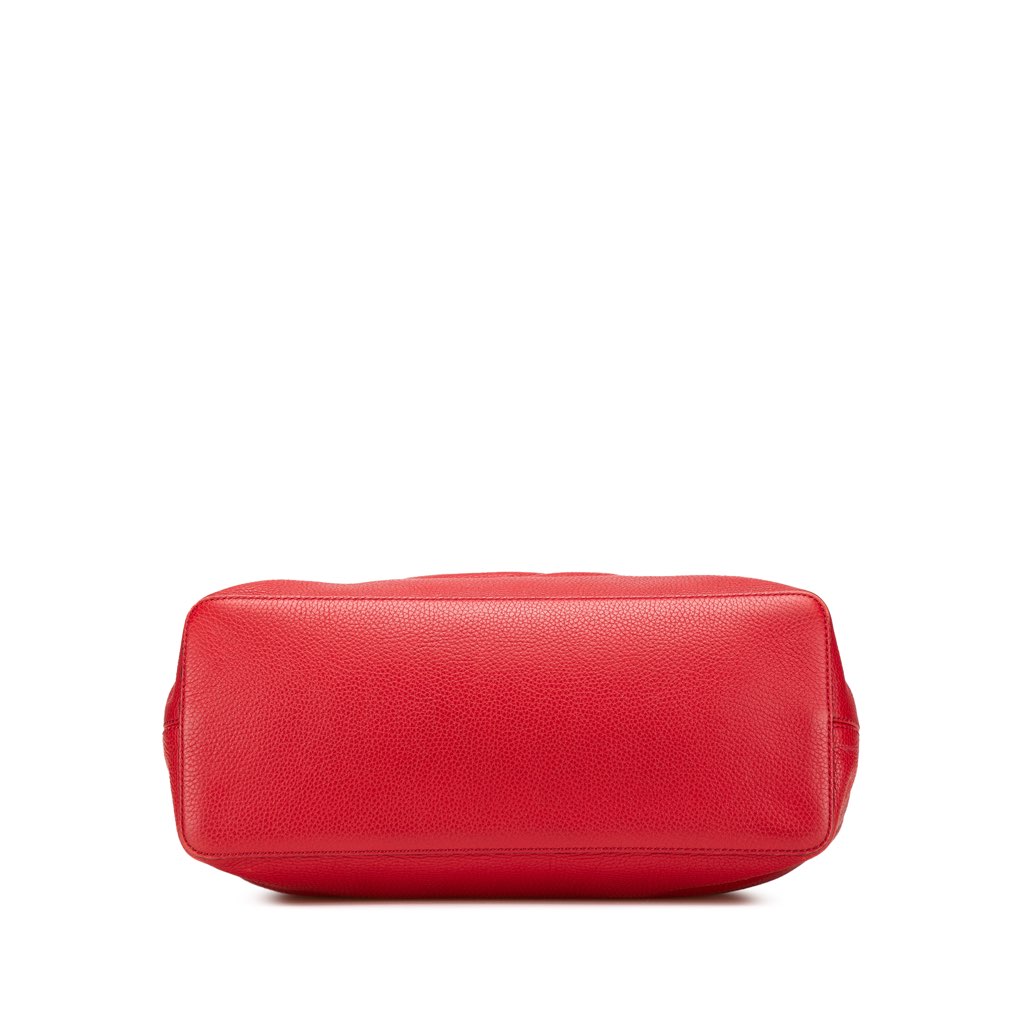 Gucci Large Pebbled Calfskin Soho Convertible Hobo - Image 6