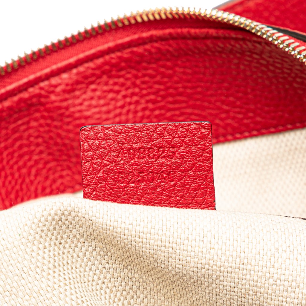 Gucci Large Pebbled Calfskin Soho Convertible Hobo - Detail 1