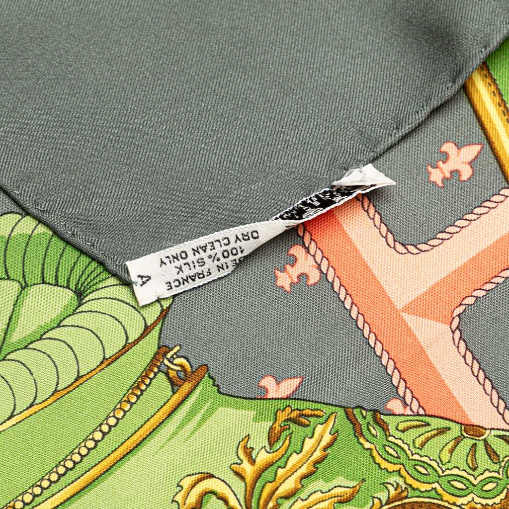 Hermès Selles A Housse Silk Scarf - 2