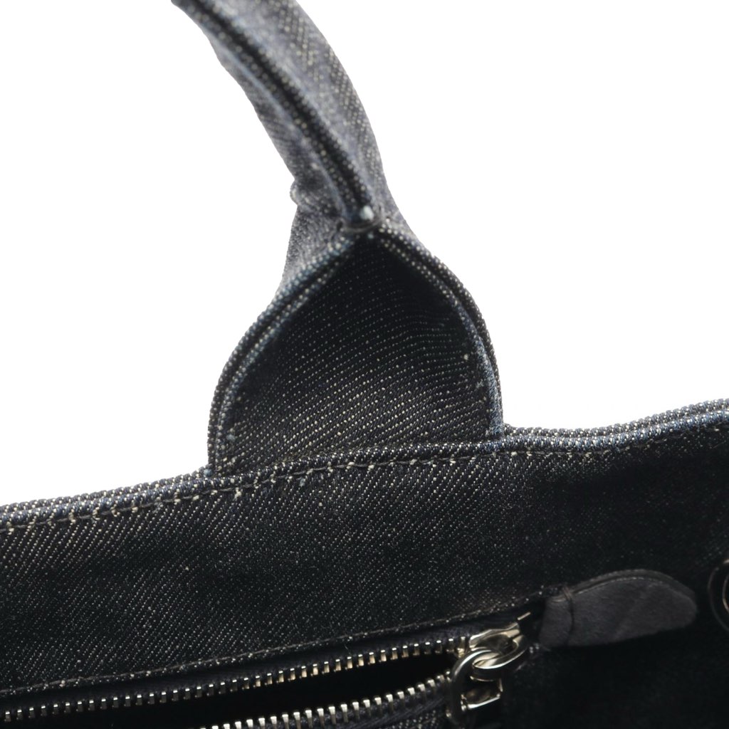 Prada Denim Canapa Bijoux Satchel - 5