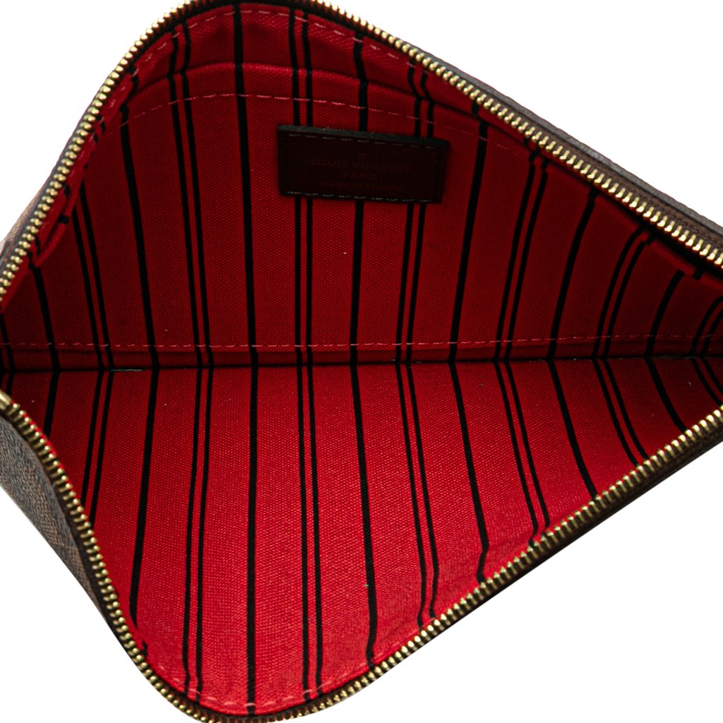 Louis Vuitton Damier Ebene Neverfull Pouch MM - 4
