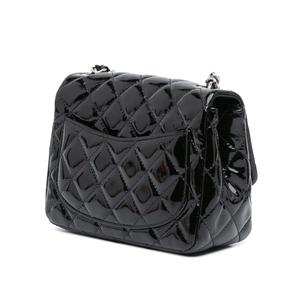 Chanel Mini Square Classic Patent Single Flap - 2