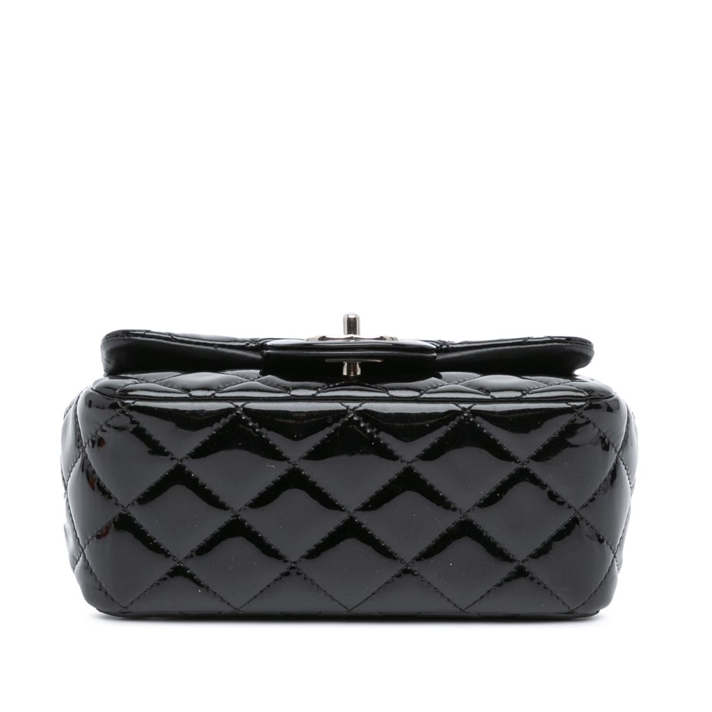 Chanel Mini Square Classic Patent Single Flap - 3