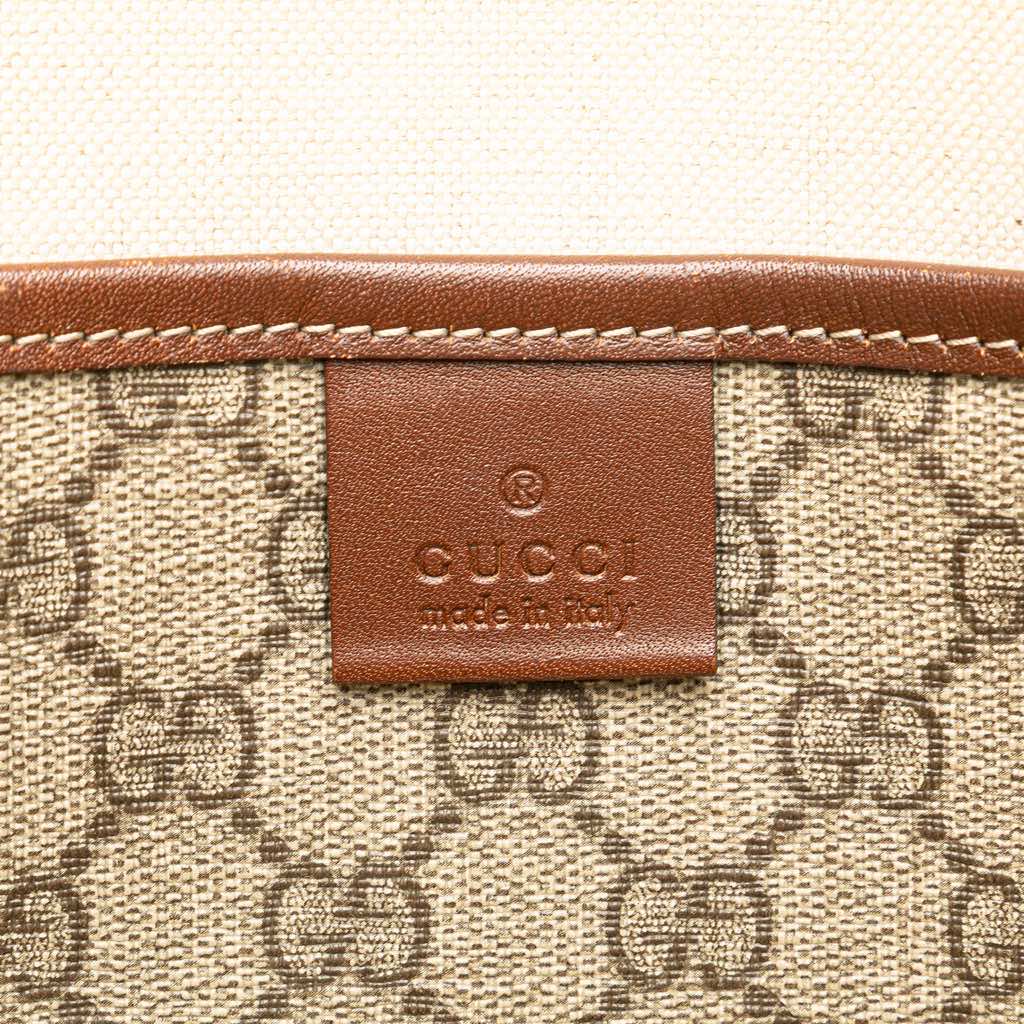 Gucci Medium GG Supreme Web Loop Tote - 5