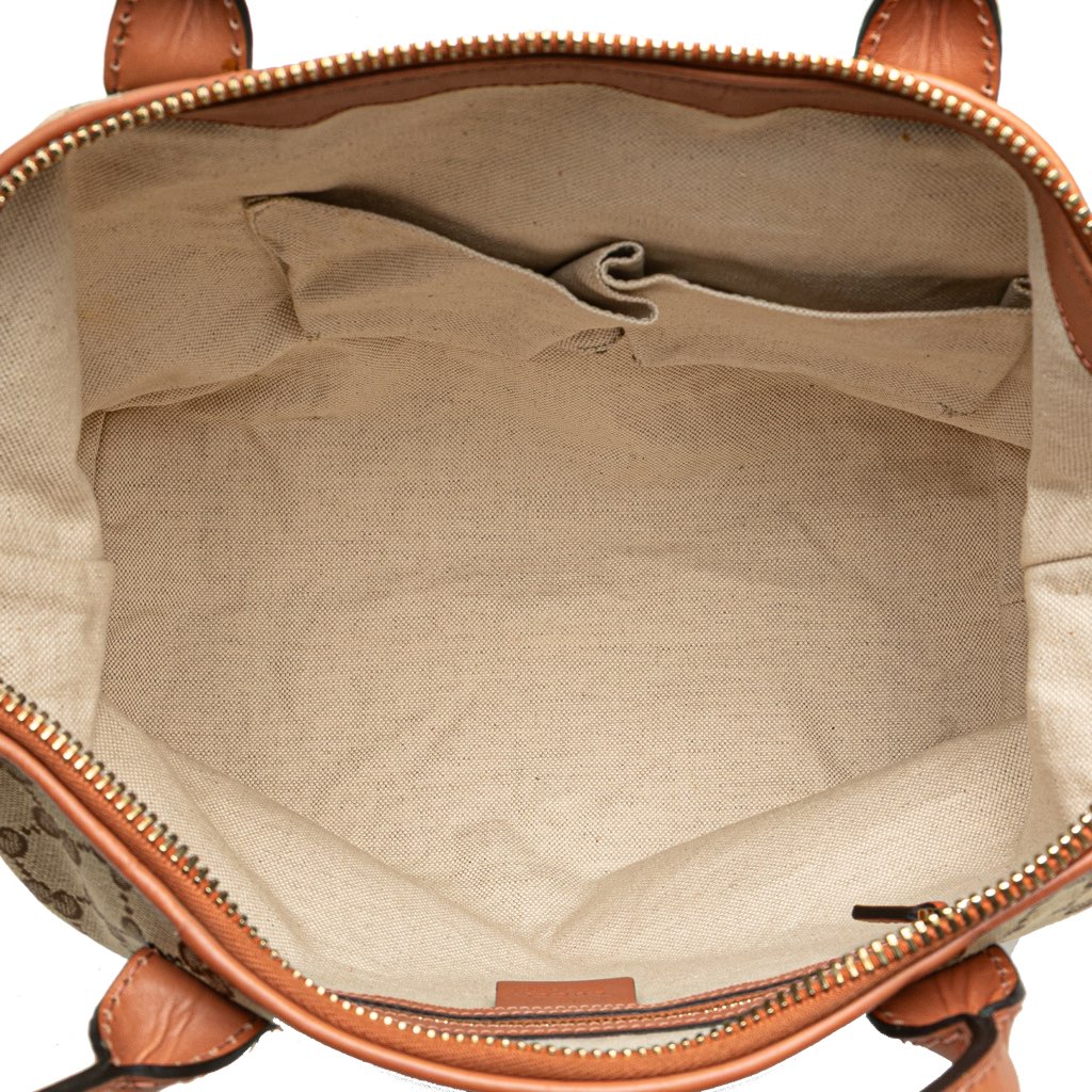 Gucci GG Canvas Heart Bit Satchel - 4