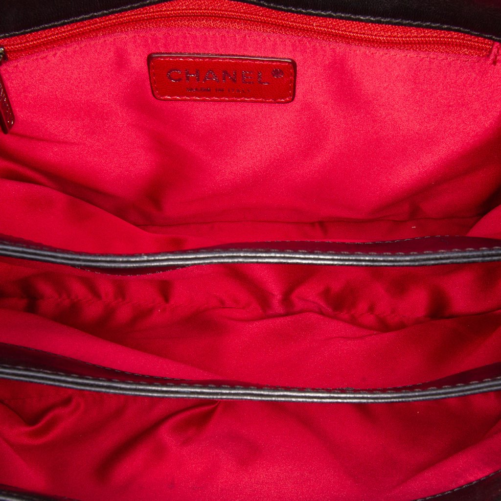 Chanel Lambskin and Tweed Camellia Petals Flap - 4