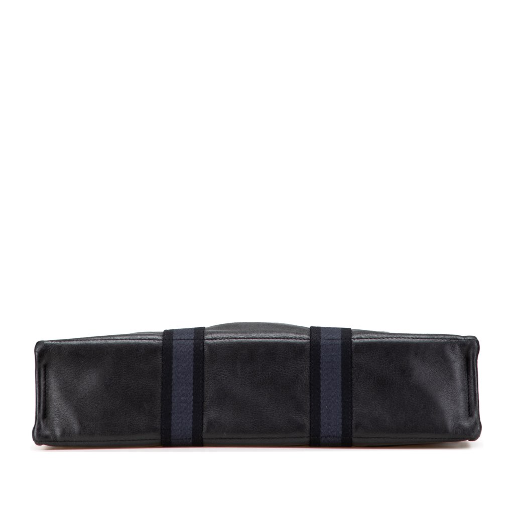 Hermès Canvas and Leather Fourre Tout MM - 3