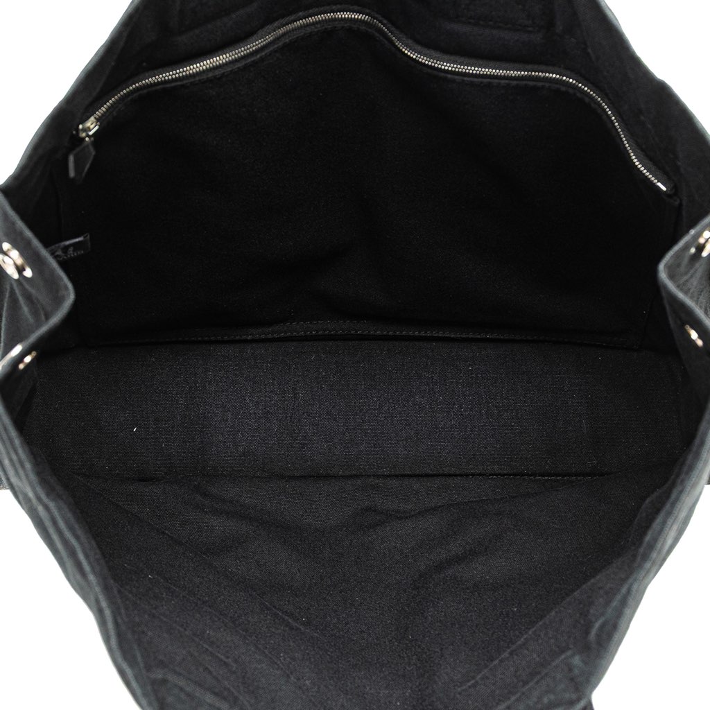 Hermès Canvas and Leather Fourre Tout MM - 4