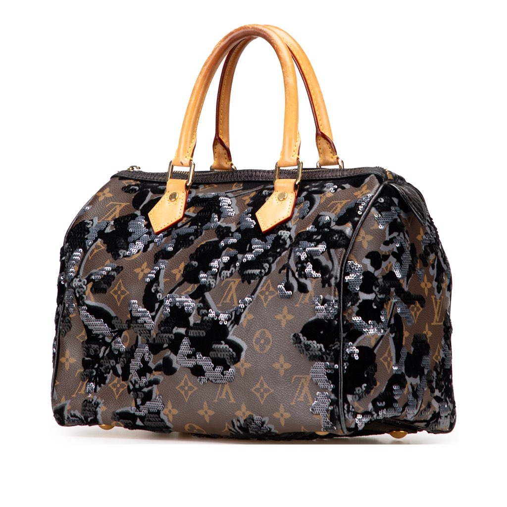 Louis Vuitton Monogram Fleur De Jais Sequins Speedy 30 - 2