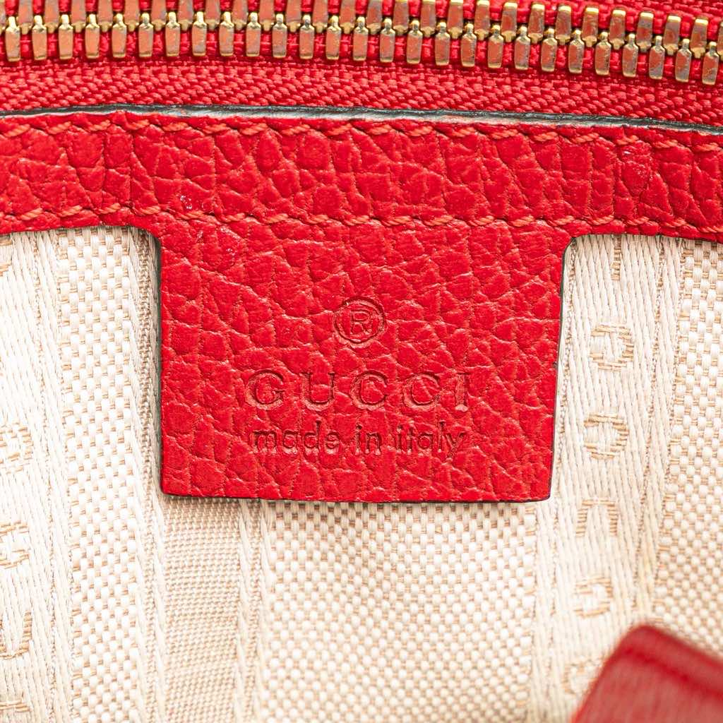 Gucci Calfskin Swing Top Handle Satchel - Detail 1