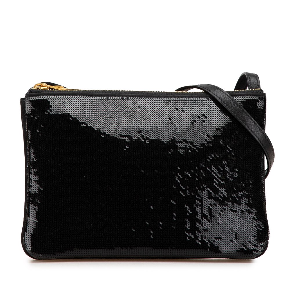 Celine Small Sequin Trio Crossbody