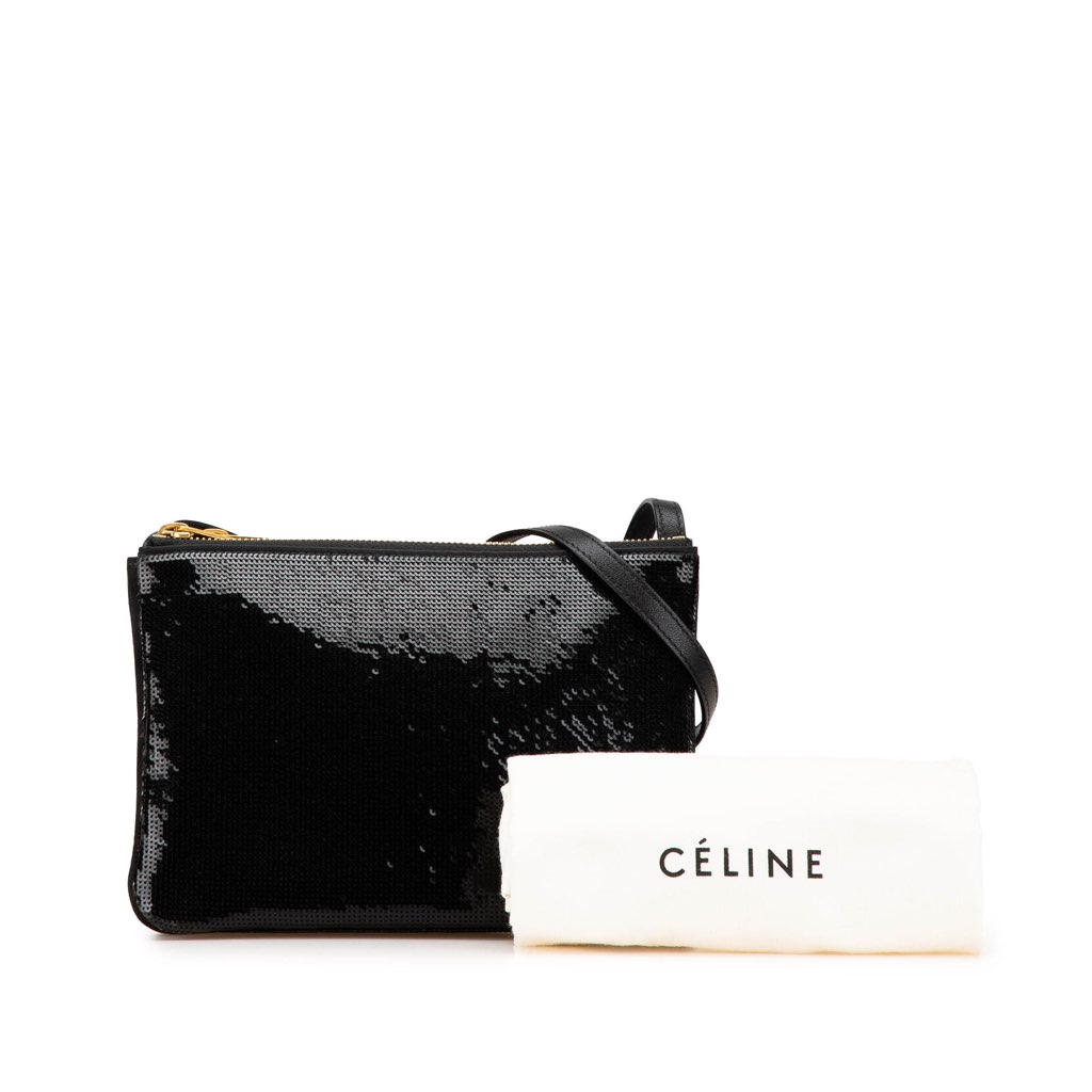 Celine Small Sequin Trio Crossbody - Image 16