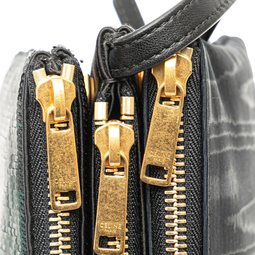Celine Small Sequin Trio Crossbody - Image 12