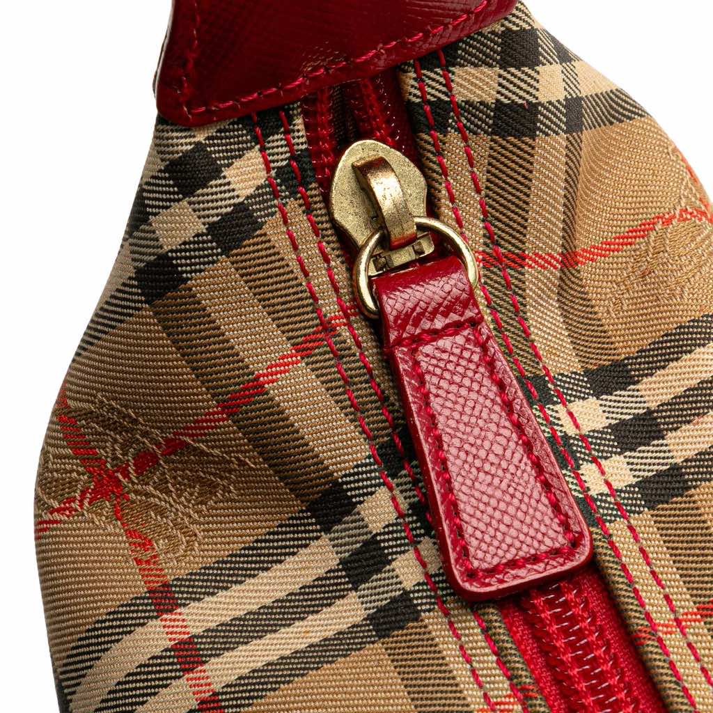 Burberry Haymarket Check Canvas Shoulder Bag - Detail 2