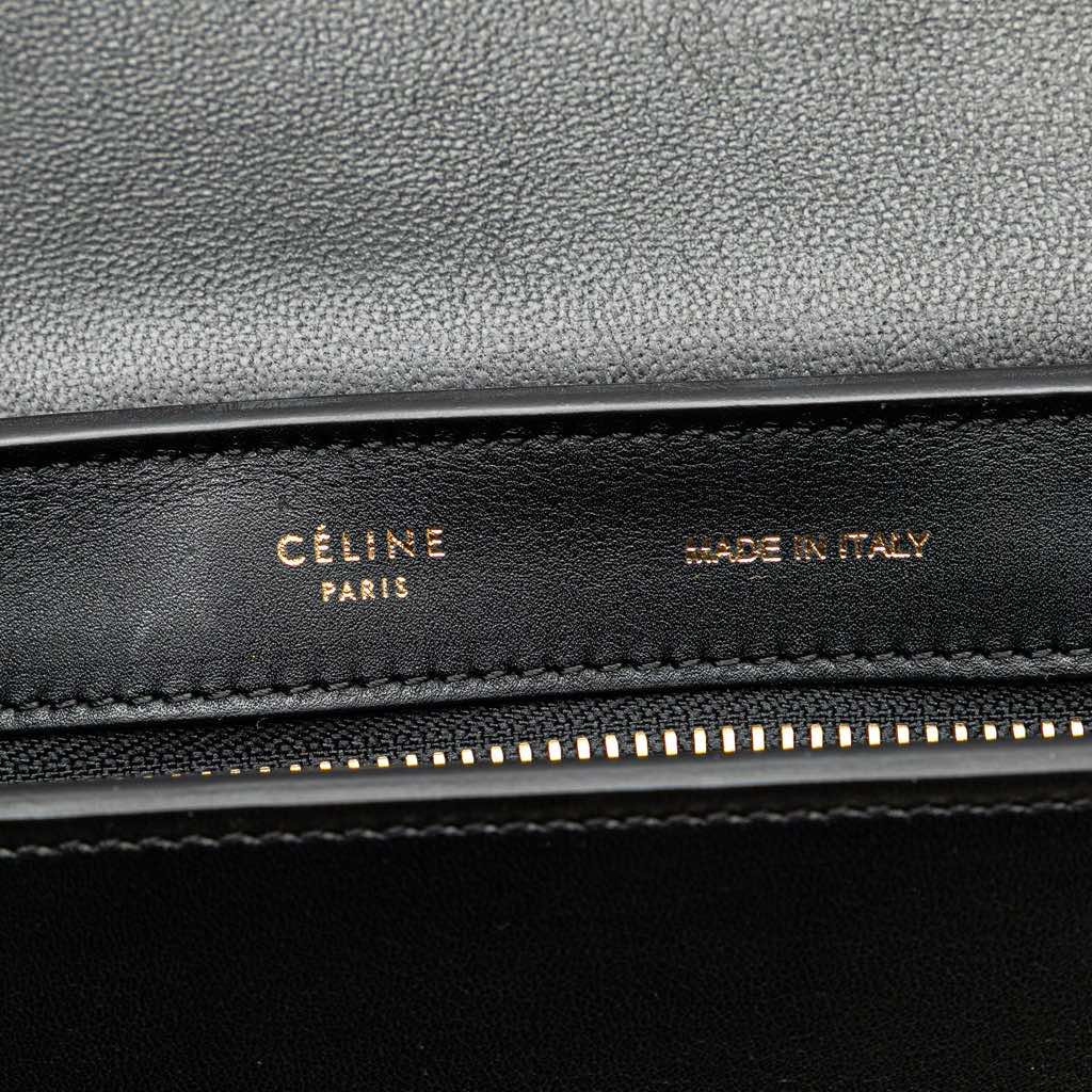 Celine Small Tricolor Leather Trapeze Satchel - 5