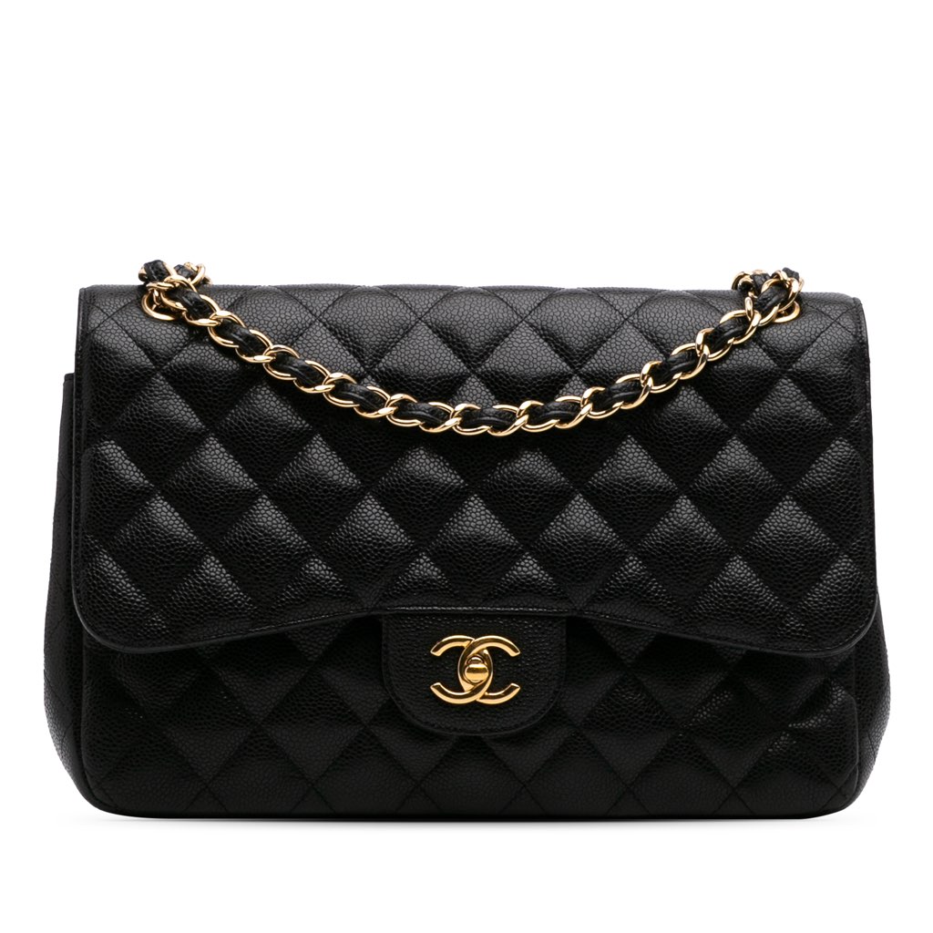 Chanel Jumbo Classic Caviar Double Flap