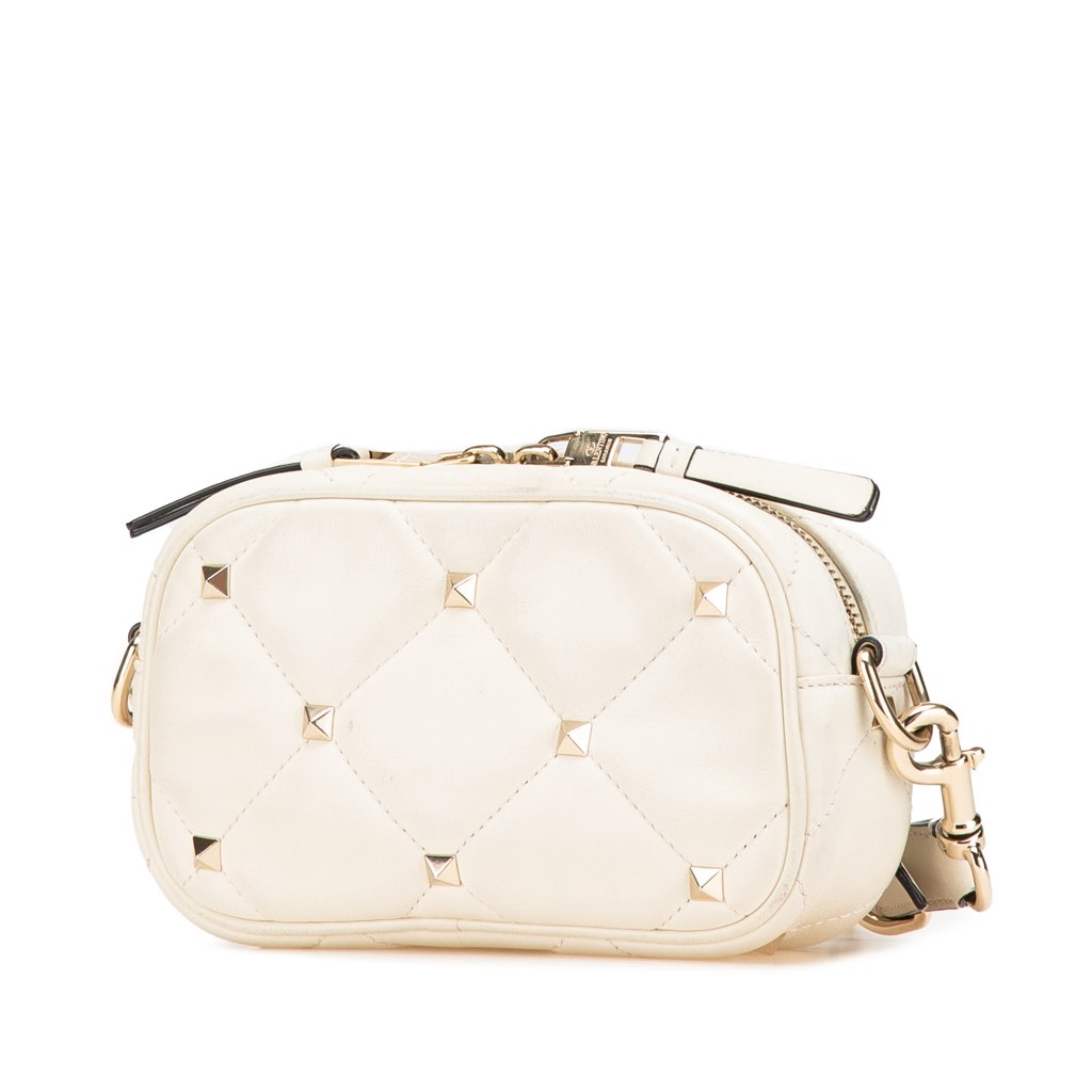 Valentino Leather Rockstud Crossbody - Back view